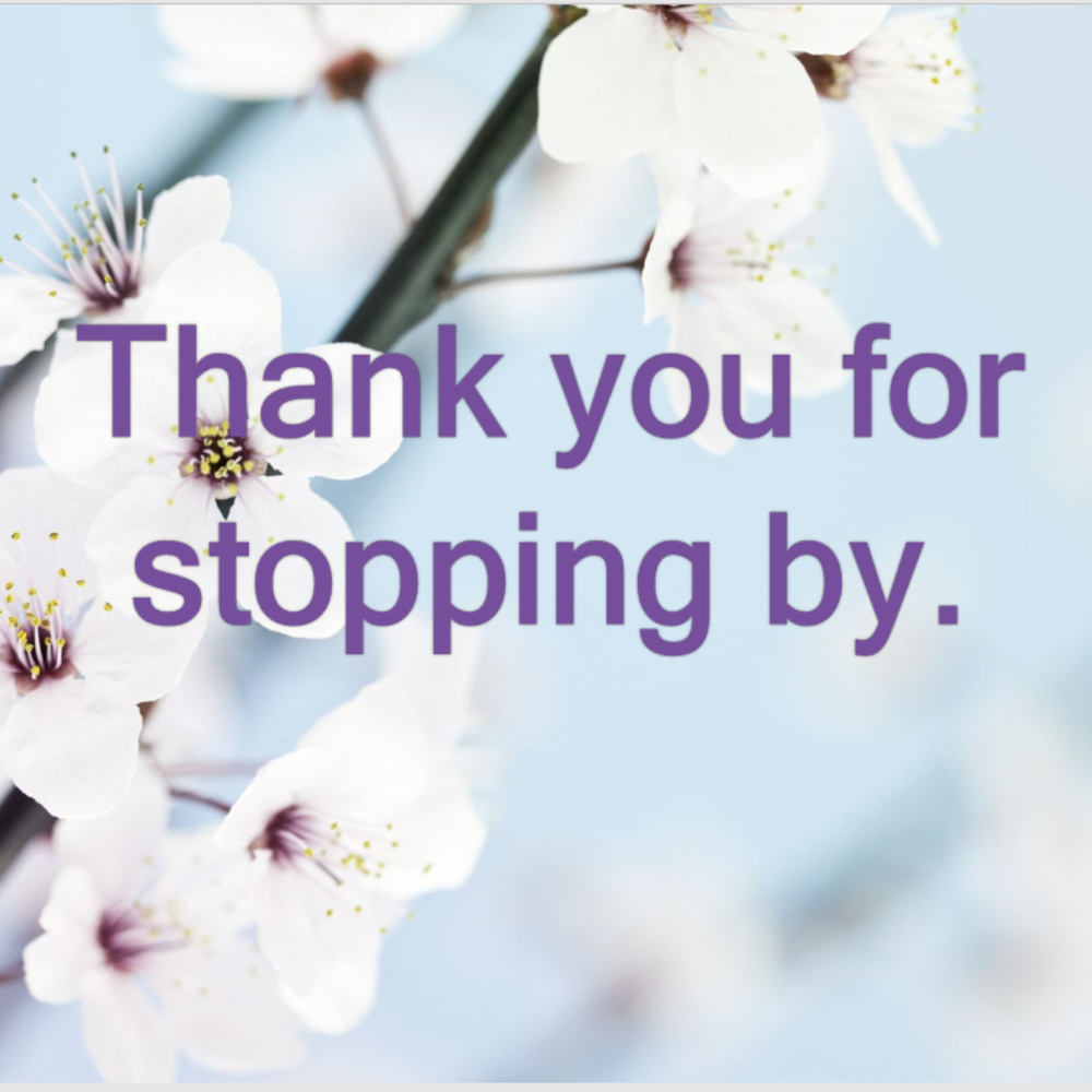 Thank you